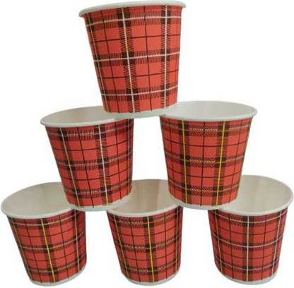 kanta (Pack of 100) 170 ML PAPER CUPS Glass Water/Juice Glass