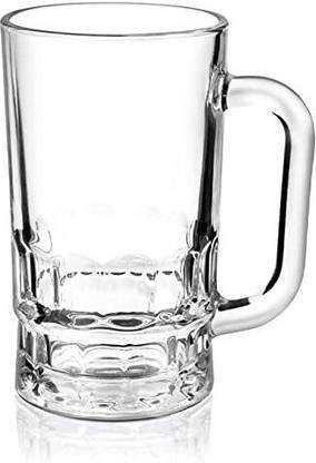 MOOZICO Glass Beer Mug (350 ml, Pack of 1) Glass Beer Mug