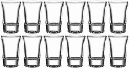 sanharshu (Pack of 12) vodka shots 38 ml, Shot Glass Glass Set Shot Glass