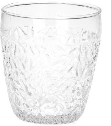 1st Time Multi Beverage Water Glass, Set of 1, 210 ml, Transparent Glass Whisky Glass