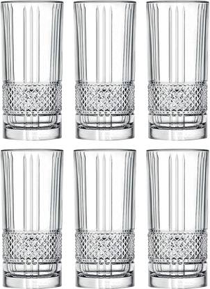 MultiZone (Pack of 6) 300ML Premium Juice Glasses Drinking Glasses, Highball Lead-Free Glasses Glass Set Water/Juice Glass
