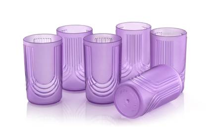 satva (Pack of 6) PP6 ULine Unbreakable Plastic Glass Set Water/Juice Glass