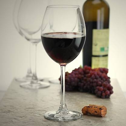 Coozico Wine Glass - Ideal for Party Glass, Whisky Glass,Clear Glass Set 300ML(PACKOF 1) Glass Wine Glass