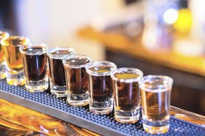 SKD STORE (Pack of 12) Drinking Glassware For Vodka Tequila Liquor Glass Set_2 Glass Set Shot Glass