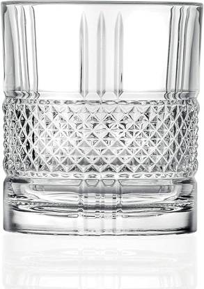 Adhunyk Crystal Whiskey Glass Set (340 ml 1 pcs) Glass Water/Juice Glass
