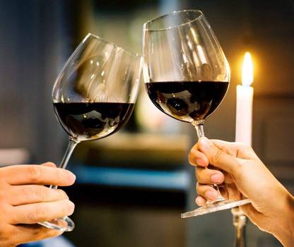 Dakshayanii (Pack of 2) Daksh19 Glass Wine Glass