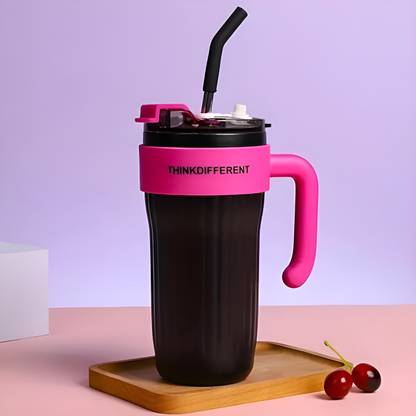 anjaneya enterprise Double Insulated Cup 100%Leak Proof Coffee Travel Mug Flask for Gym & Travelling 860 ml Sipper
