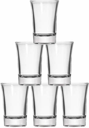 Dakshayanii (Pack of 6) Daksh211 Glass Set Shot Glass