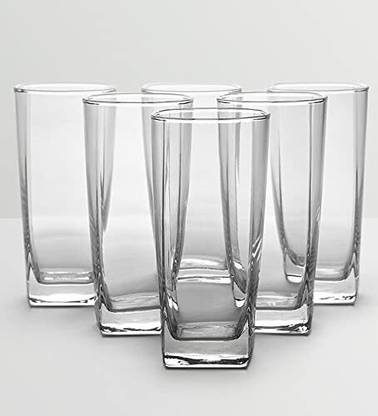 JIGSHTIAL (Pack of 6) Water Glass Set Juice Glass Set Water Drink Glass Set Water/Juice Glass Glass Set Water/Juice Glass