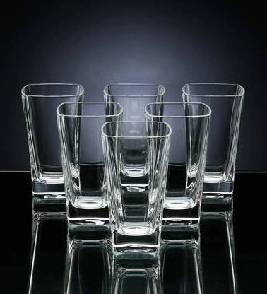 Sazoli (Pack of 6) Water Glass Juice Glass Set Drinking Glass Glass Set Water/Juice Glass