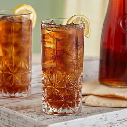 CQZ (Pack of 6) Long Water Glasses ,Tall Drinking Glasses for- Water, Juice, Mojito, Cocktail Glass Set Water/Juice Glass