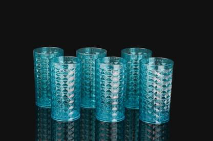 Raghunandan (Pack of 6) Premium Quality Unbreakable Glass Glass Set Water/Juice Glass
