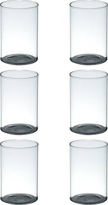 Ceradeco (Pack of 7) 7 Pcs Borosilicate Lemon Set With 6 Glasses 1 Jug Glass Set Water/Juice Glass