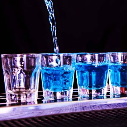 Lenzrite (Pack of 12) King Jade Light Weight Transparent Shot Glass for ...