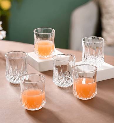 Nestasia (Pack of 6) YPGP148G18 Glass Set Water/Juice Glass