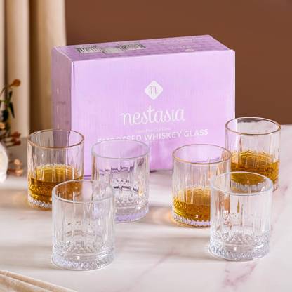 Nestasia (Pack of 6) GBG171G03 Glass Set Whisky Glass