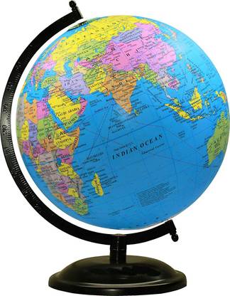 Steadfast 5" Political Rotating World Globe Desk & Table Political World Globe