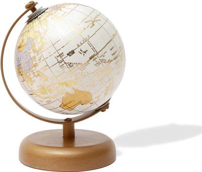 CASA DECOR Modern Explorer Globe Desk Décor Earth Globe World Globe
