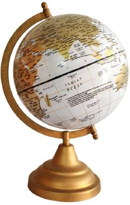 ashok kumar Globe with all geographical details of all continents and countries Desk & Table top Physical World Globe
