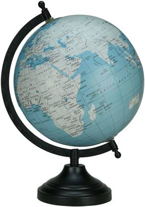 Globeskart Designer Sky Blue Desk & Table Top Political World Globe
