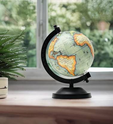 CASA DECOR Globe Metal Base Home Decor World Office Gift Item Desk & table Decor Word Globe World Globe