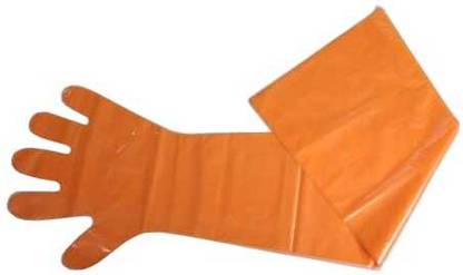 KISC Artificial Insemination A I Gloves Orenge Disposables LDPE Glove Box Holder