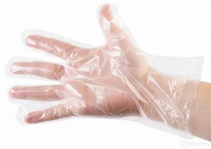 KISC transparent gloves 100pc Polyisoprene Examination Gloves (Pack of 100) Glove Box Holder