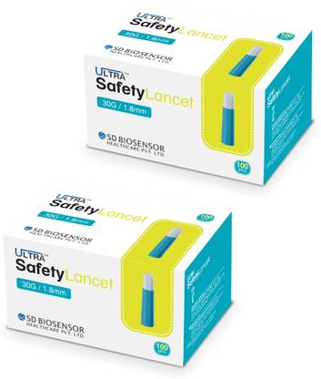 ULTRA Sterile Disposable Single - Use Safety Lancet - Glucometer Lancets