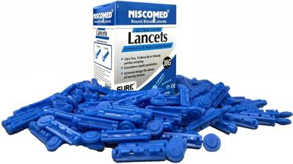 NISCOMED Round Blood Lancet Ultra Thin Glucometer lancet Glucometer Lancets