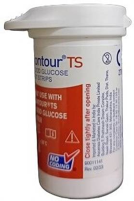 BB Healthy Contour TS (90001867) 25 Glucometer Strips