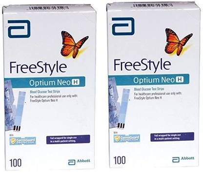 Freestyle Optium Neo H (2x100) 200 Glucometer Strips