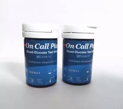 On Call Plus Code Strips 100 Glucometer Strips