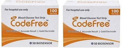 SD Codefree codefree 200 Glucometer Strips