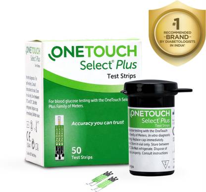 OneTouch Select Plus 50 Glucometer Strips