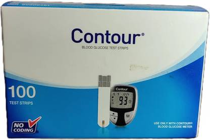 Contour BLUE 100 Glucometer Strips