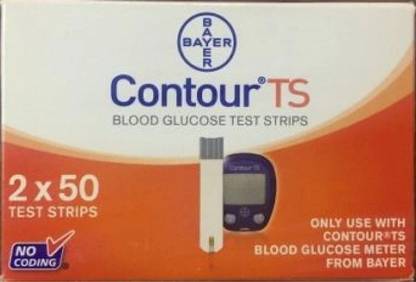 contour ts 100 Glucometer Strips 100 Glucometer Strips