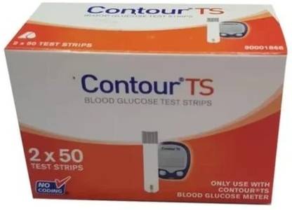 contour ts (50*2) Box 100 Glucometer Strips