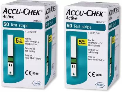 Roche Accu-Chek 100 Glucometer Strips