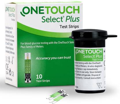 OneTouch Select PLus 10 Strips 10 Glucometer Strips