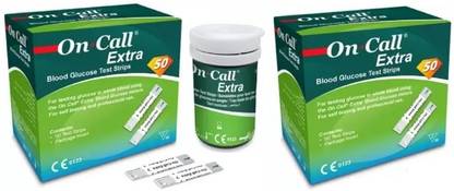 On Call Extra (G135-10H) 100 Glucometer Strips