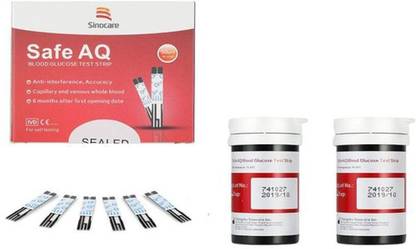 SAFE AQ AQ 50 Glucometer Strips