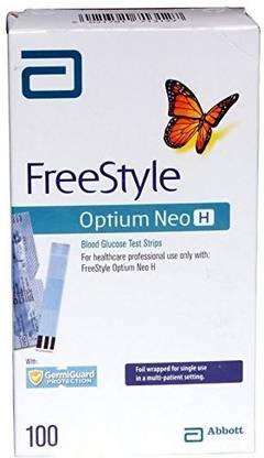 Freestyle Neo (H) Blood Glucose 100 Glucometer Strips