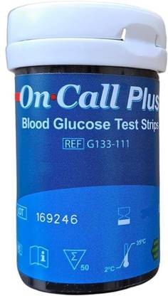 On Call Plus 50 strips long expiry 50 50 Glucometer Strips