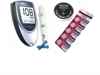 Wellstar Blood Sugar Glucose checking machine With 10 lacets (Without Strips) Dr.Morepen Glucometer
