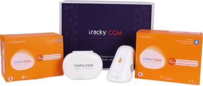 Tracky CGM Continuous Glucose Monitor New User Kit For real-time Blood Sugar Monitoring Glucometer