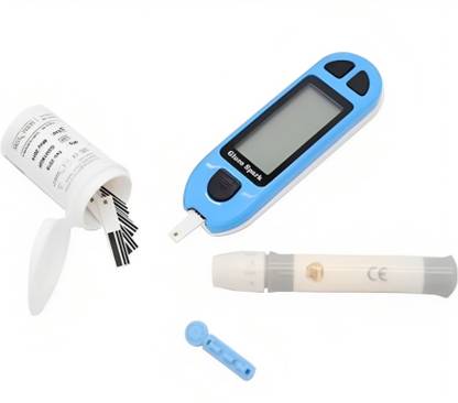 gluco spark Meter, 10 strips and 10 lancets| Compatible only with Glucospark Sugar Machine Glucometer