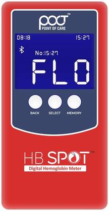 POCT HB Spot Digital Hemoglobin Meter Reagent Free Microcuvette Technology Glucometer