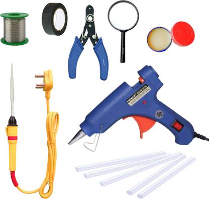 FADMAN GGE1FBMLKIP ELECTRONIC GLUE GUN COMBO KIT WITH SOLDERING IRON Standard Temperature Corded Glue Gun