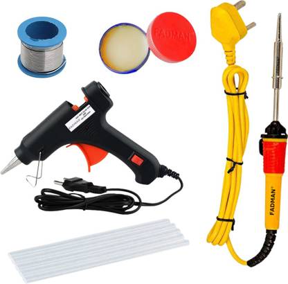 FADMAN GG5P1 ELECTRONIC 5IN1 GLUE GUN COMBO PACK WITH SOLDERING IRON Standard Temperature Corded Glue Gun