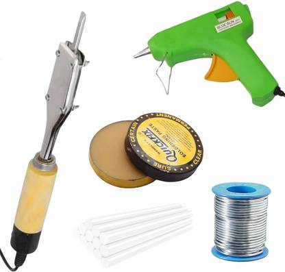 VMTRONIX GLUGUNWHITESTICKS65WIRON High Temperature Corded Glue Gun